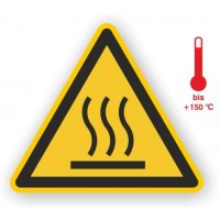 semne de avertizare de suprafețe fierbinți